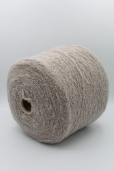 30155 Итальянская бобинная пряжа Pool Trend SRL Babyb4 80% бэби альпака, 20% PA, 400м, бежевый тауп- фото3