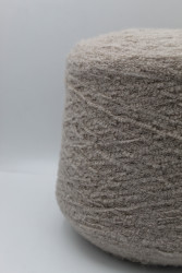 30155 Итальянская бобинная пряжа Pool Trend SRL Babyb4 80% бэби альпака, 20% PA, 400м, бежевый тауп- фото2