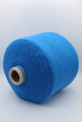 30167 Итальянская бобинная пряжа суперфайн меринос 50%, шёлк 30%, кашемир 20%, 1000м голубой Sessia Imperial- фото2