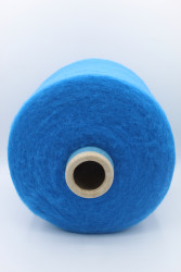 30167 Итальянская бобинная пряжа суперфайн меринос 50%, шёлк 30%, кашемир 20%, 1000м голубой Sessia Imperial- фото3