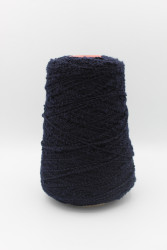 30172 Итальянская бобинная пряжа  меринос 100%, 240м чёрно-синий Zegna Baruffa Blaze- фото