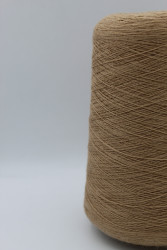 30177 Итальянская бобинная пряжа для вязания меринос 100%, тёплый бежевый,  1500м, Zegna Baruffa Cashwool- фото2