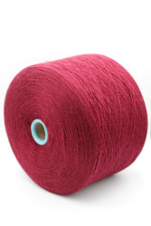 30181 Итальянская бобинная пряжа для вязания меринос 100%, винный ,  1500м, Zegna Baruffa Cashwool- фото3