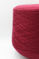 30181 Итальянская бобинная пряжа для вязания меринос 100%, винный ,  1500м, Zegna Baruffa Cashwool- фото2