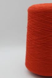 30176 Итальянская бобинная пряжа для вязания меринос 100%, грейпфрут,  1500м, Zegna Baruffa Cashwool- фото2