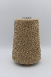 30178 Итальянская бобинная пряжа для вязания меринос 100%, бежевый,  1500м, Zegna Baruffa Cashwool- фото