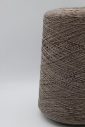 30189 Итальянская бобинная пряжа для вязания меринос 100%, бобровый бежевый,  1500м, Tollegno Harmony- фото2
