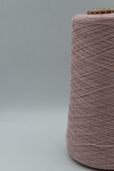 30186 Итальянская бобинная пряжа для вязания меринос 100%, розовый,  1500м, Amico Soft- фото2