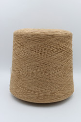 30190 Итальянская бобинная пряжа для вязания меринос 100%, кэмел,  1500м, E.Miroglio Class- фото