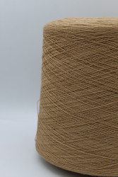 30190 Итальянская бобинная пряжа для вязания меринос 100%, кэмел,  1500м, E.Miroglio Class- фото2