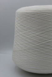 30200 Итальянская бобинная пряжа для вязания меринос 100%, белый,  1500м, Tollegno-Harmony- фото2