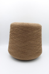 30192 Итальянская бобинная пряжа для вязания меринос 100%, светло-коричневый меланж,  1500м, Zegna Baruffa Cashwool- фото