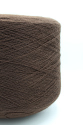 30196 Итальянская бобинная пряжа для вязания меринос 100%, тёмно-коричневый,  1500м, Zegna Baruffa Cashwool- фото2