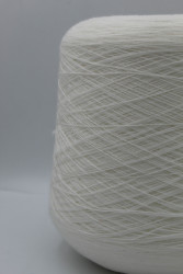 30191 Итальянская бобинная пряжа для вязания меринос 100%, белый,  1500м, Zegna Baruffa Cashwool- фото2