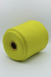 30198 Итальянская бобинная пряжа для вязания меринос 100%, жёлто-салатовый,  2400м, Zegna Baruffa Cashwool- фото3