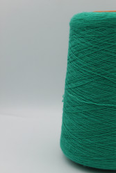 30217 Итальянская бобинная пряжа для вязания меринос 100%, 1500м/100гр , бирюзово-зеленый, Tollegno-Harmony- фото2