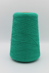 30217 Итальянская бобинная пряжа для вязания меринос 100%, 1500м/100гр , бирюзово-зеленый, Tollegno-Harmony- фото