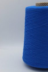 30219 Итальянская бобинная пряжа для вязания меринос 100%, яркий синий,  3000м, Cariaggi Antilope- фото2