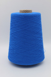 30219 Итальянская бобинная пряжа для вязания меринос 100%, яркий синий,  3000м, Cariaggi Antilope- фото