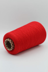 30229 Итальянская бобинная пряжа для вязания меринос 100%, красный,  3000м, Cariaggi Antilope- фото3