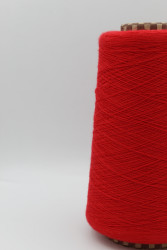 30229 Итальянская бобинная пряжа для вязания меринос 100%, красный,  3000м, Cariaggi Antilope- фото2