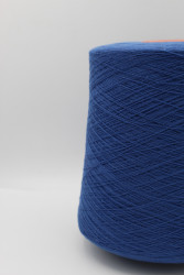 30212 Итальянская бобинная пряжа для вязания меринос 100%, синий роял,  2400м, Botto Jiuzeppe Slowool Light- фото2