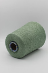 30216 Итальянская бобинная пряжа для вязания меринос 100%, мята,  3000м, Cariaggi Antilope- фото3