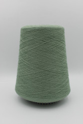 30216 Итальянская бобинная пряжа для вязания меринос 100%, мята,  3000м, Cariaggi Antilope- фото