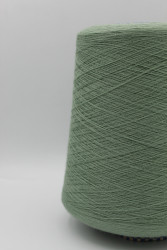 30216 Итальянская бобинная пряжа для вязания меринос 100%, мята,  3000м, Cariaggi Antilope- фото2