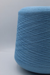 30214 Итальянская бобинная пряжа для вязания меринос 100%, голубой,  3000м, Zegna Baruffa Millenium- фото2