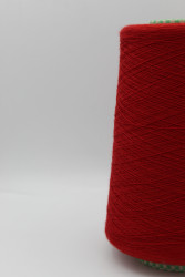 30228 Итальянская бобинная пряжа для вязания меринос 100%, винно-красный,  3000м, Cariaggi Antilope- фото2