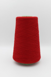 30228 Итальянская бобинная пряжа для вязания меринос 100%, винно-красный,  3000м, Cariaggi Antilope- фото