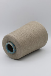 30224 Итальянская бобинная пряжа для вязания меринос 100%, серо-бежевый,  3000м, Cariaggi Antilope- фото3