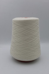 30211 Итальянская бобинная пряжа для вязания меринос 100%, белый,  2400м, Botto Jiuzeppe Slowool Light- фото