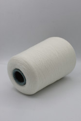 30222 Итальянская бобинная пряжа для вязания меринос 100%, белый,  3000м, Cariaggi Antilope- фото3