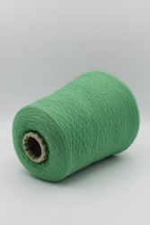 30218 Итальянская бобинная пряжа для вязания меринос 100%, нефритово-зеленый,  2400м, Botto Jiuzeppe Slowool Light- фото3