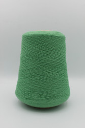 30218 Итальянская бобинная пряжа для вязания меринос 100%, нефритово-зеленый,  2400м, Botto Jiuzeppe Slowool Light- фото