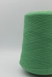 30218 Итальянская бобинная пряжа для вязания меринос 100%, нефритово-зеленый,  2400м, Botto Jiuzeppe Slowool Light- фото2