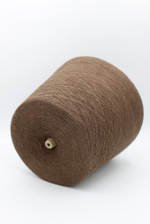 30232 Итальянская бобинная пряжа для вязания буретный шелк 100%, коричневый,  2800м, Hasegawa Premier- фото3