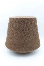 30232 Итальянская бобинная пряжа для вязания буретный шелк 100%, коричневый,  2800м, Hasegawa Premier- фото