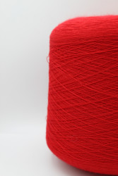 30210 Итальянская бобинная пряжа для вязания меринос 100%, ,  красный, Tollegno-Harmony- фото2