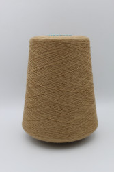 30225 Итальянская бобинная пряжа для вязания меринос 100%, кэмел,  3000м, Cariaggi Antilope- фото