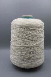 30238 Итальянская бобинная пряжа меринос 100% белый 350м Manifatura Sessia Mistral- фото