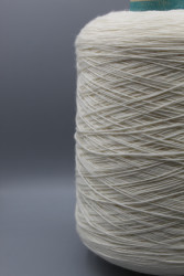 30238 Итальянская бобинная пряжа меринос 100% белый 350м Manifatura Sessia Mistral- фото2