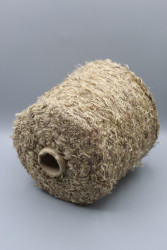 30242 Итальянская бобинная пряжа для вязания Luigi Boldrini  Malfile 40% хлопок, 18% шёлк, 42% вискоза, золото 200м/100гр- фото3