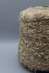 30242 Итальянская бобинная пряжа для вязания Luigi Boldrini  Malfile 40% хлопок, 18% шёлк, 42% вискоза, золото 200м/100гр- фото2