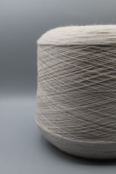 30256 Итальянская бобинная пряжа для вязания меринос 100%, пепельно светло-серый,  1400м, Sudwollegroup Jawalan- фото3