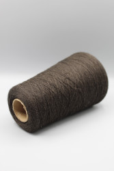 1003499-3 Итальянская бобинная пряжа шелк 30% кашемир 70% 2800м тёмно-коричневый Cariaggi Jaipur- фото3
