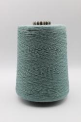 30350 Пряжа для вязания из Италии 80% хлопок 20% шелк Emilcotoni Realsilk , 2800м/100гр нефрит- фото