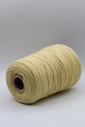 30368 Пряжа для вязания из Италии 100% хлопок Sinphonia Sable, 220м/100гр цвет пастельный жёлтый- фото3